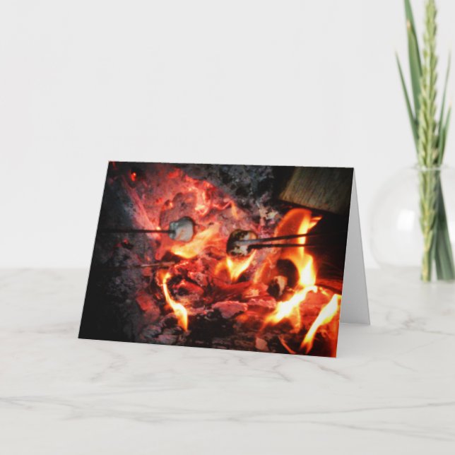 Geburtskarte "S'mores" Karte (Vorderseite)