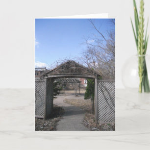 Geburtskarte "Stillwater House Garden" Karte