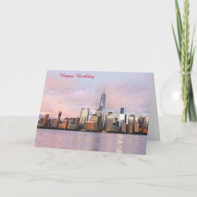 Geburtskarte USA Karte (Vorderseite)