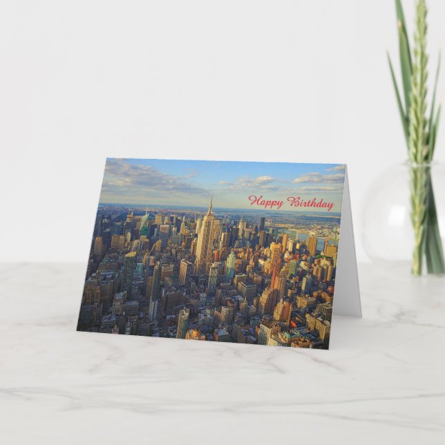 Geburtskarte USA Karte (Vorderseite)