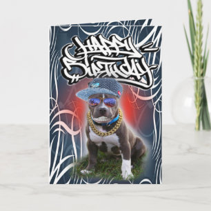 Geburtskartenhund Karte