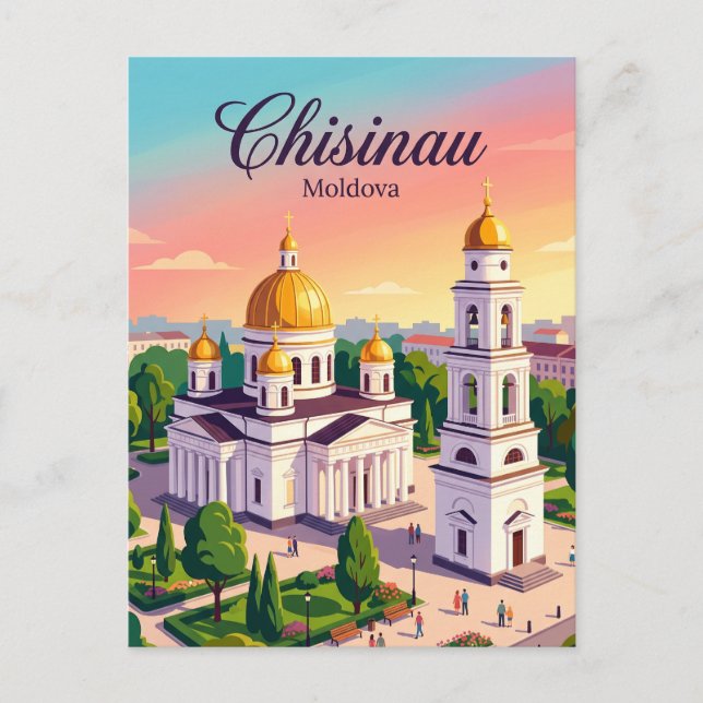 Geburtskathedrale Moldau Postkarte (Vorderseite)