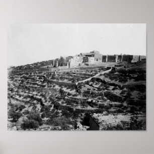 Geburtskirche in Bethlehem Poster