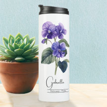 Geburtsmonat Blume Febuary Violet
