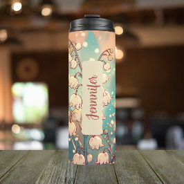 Geburtsmonat Blume Mai Personalisiert 16 oz Thermosbecher