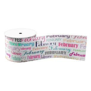Geburtsmonat Februar Ripsband