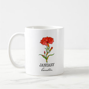 Geburtsmonat Januar  Kaffeetasse