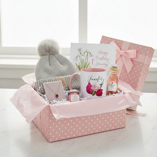 Geburtsmonatsblume - Januar personalisiert Tasse