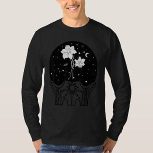 Geburtsmonatsblume Narzisse März Frauen Tochter G T-Shirt