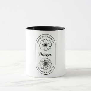 Geburtsmonatsblume Oktober Tasse