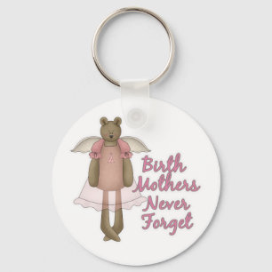 Geburtsmütter vergessen Teddybär-Design nie Schlüsselanhänger
