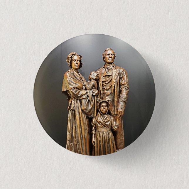 Geburtsort Abraham Lincoln Button (Vorderseite)
