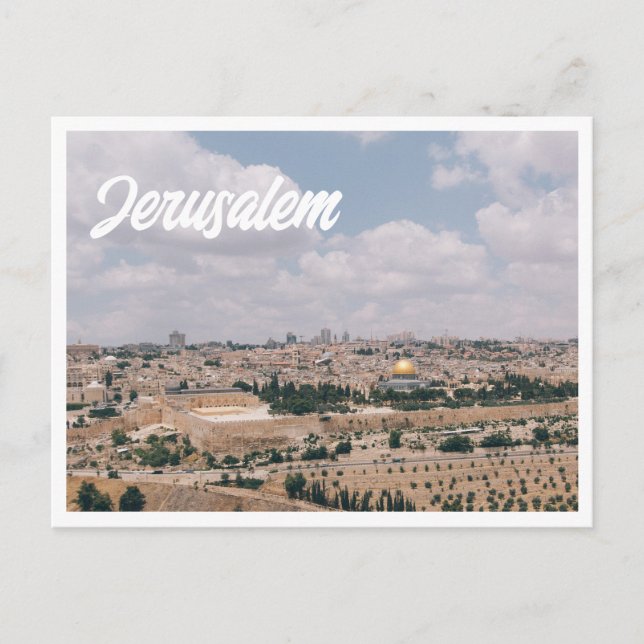 Geburtsort des Fotos Jerusalem Postkarte (Vorderseite)