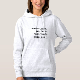 GEBURTSORT-ERDHOODIE HOODIE