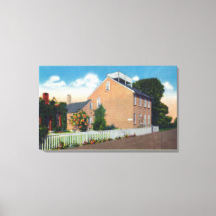 Geburtsort Maria Mitchells Leinwanddruck