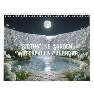 Geburtsstein-Garten-Wasserfälle Kalender