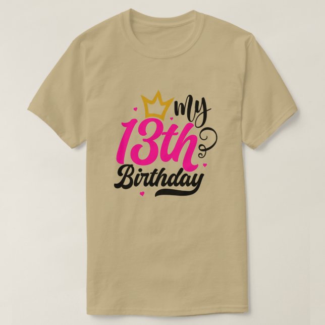Geburtstag01 T-Shirt (Design vorne)