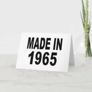 Geburtstag 1965 karte