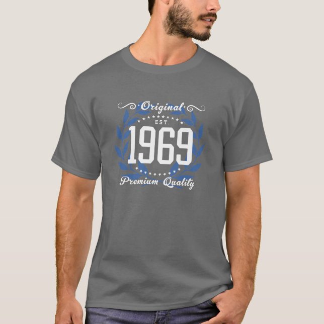 Geburtstag 1969 T-Shirt (Vorderseite)