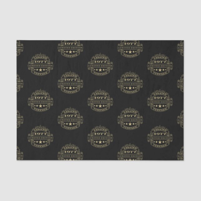 Geburtstag 1977 seidenpapier (Vorderseite)