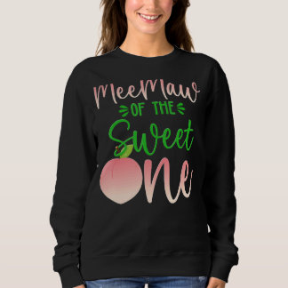 Geburtstag 1 Pfirsichfrüchte 1. Sommerfrucht Sweatshirt