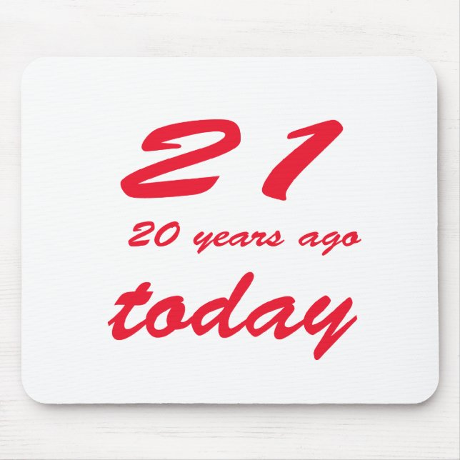 Geburtstag 41 mousepad (Vorne)