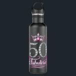 Geburtstag. 50 Frauen, Frauen Edelstahlflasche<br><div class="desc">Geburtstag. 50 Frauen,  Frauen</div>