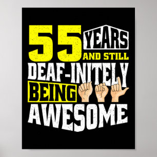 Geburtstag 55 Jahre Phantastisch Poster