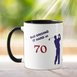 Geburtstag 70 Golfer Tasse