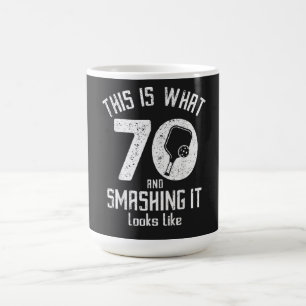 Geburtstag 70 Jahre alt liebt Pickleball Kaffeetasse