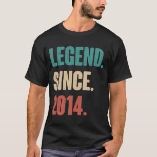 Geburtstag 9. Dekoration 9 Jahre alt Vintage 2 T-Shirt