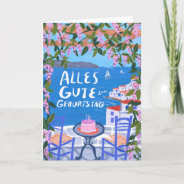 Geburtstag Alles Gute Geburtstagskarte mit Blick  Karte