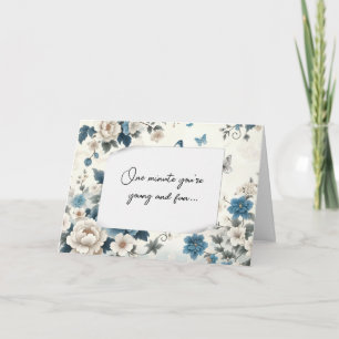 Geburtstag Alter Spaß Blue Chinoiserie Karte