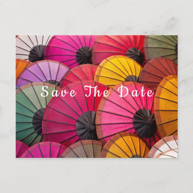 Geburtstag Ankündigung Datum freihalten Postkarte (Vorderseite)