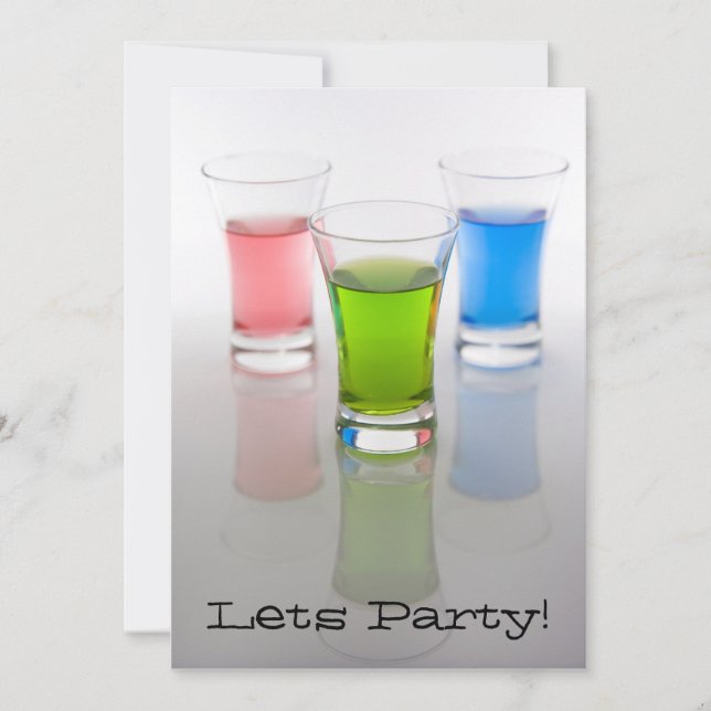 Geburtstag / Bachelor Party Einladung (Vorderseite)