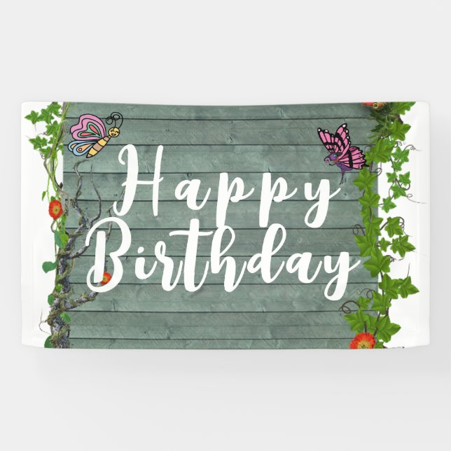 Geburtstag Banner (Horizontal)