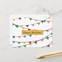 Geburtstag Banner Happy Birthday