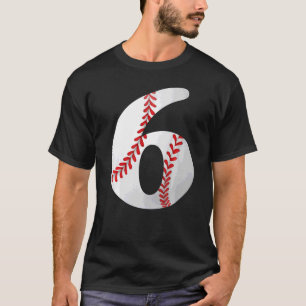 Geburtstag Baseball Boys Girls Kinder Sechs 2016 T-Shirt