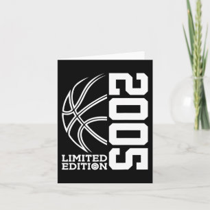 Geburtstag Basketball Limited Edition 2005 Karte