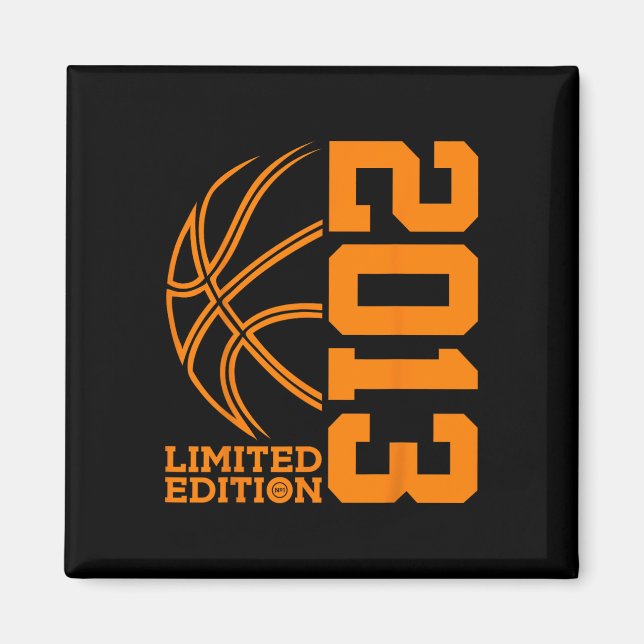 GEBURTSTAG BASKETBALL LIMITED EDITION 2013 MAGNET (Vorne)