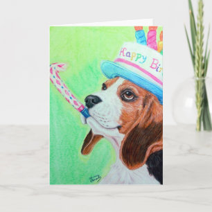 Geburtstag Beagle Karte