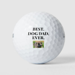 Geburtstag Bester Hund Vater je Foto Golfball