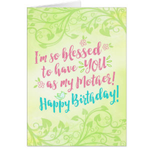 Geburtstag, bin ich also gesegnet, um SIE als