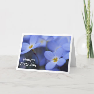 Geburtstag - Bluettes Gruß-Karte Karte