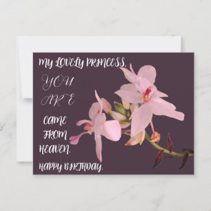 GEBURTSTAG BLUME GIFT FÜR DIE SCHWESTERFREUNDIN POSTKARTE