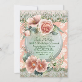 Geburtstag Brunch Mütter Tag Mittagessen Einladung