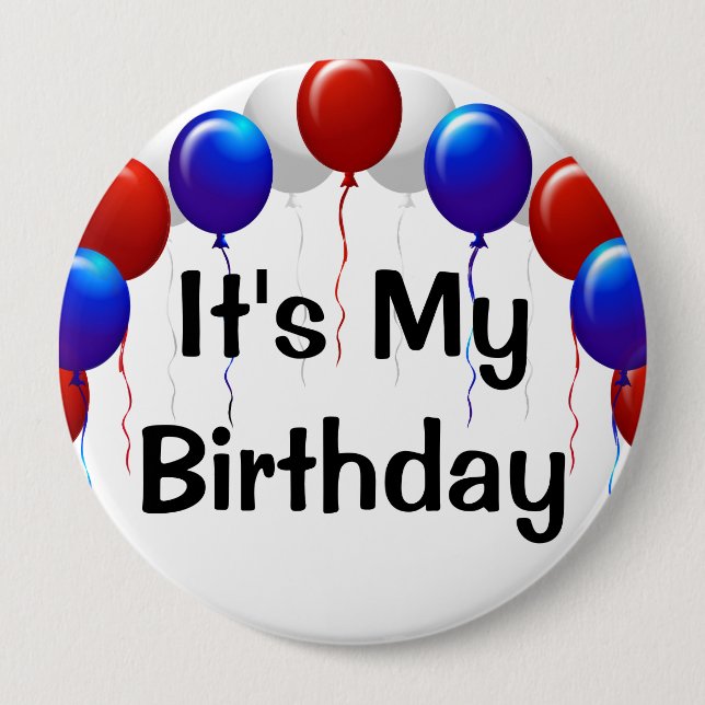 Geburtstag Button (Vorderseite)