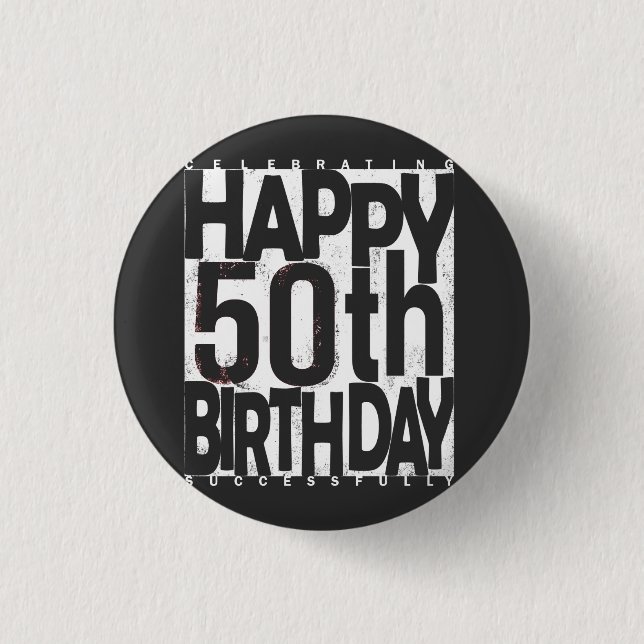 Geburtstag Button (Vorderseite)