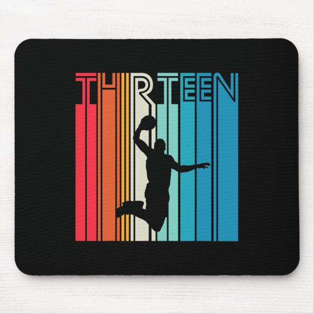 Geburtstag Bysketbyll Lover Geschenk 13 Jahre alt  Mousepad (Vorne)