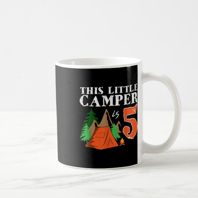 Geburtstag Camping Shirt - dieser kleine Camper is Kaffeetasse (Rechts)